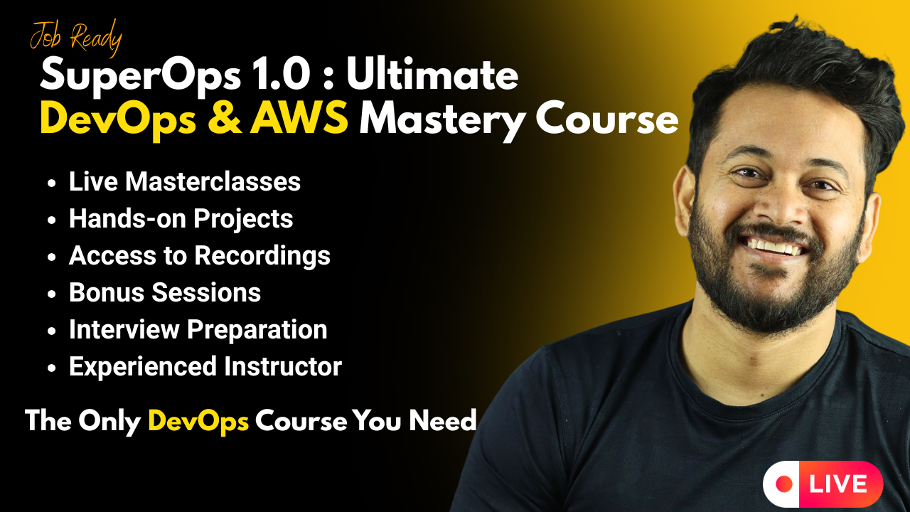 SuperOps DevOps with AWS course banner